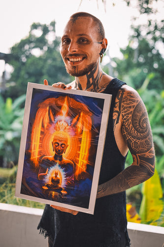 Light of the Enlightened Mind Ltd Edition A3 Giclee Paper Print