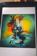 Colorful Turbulence Ltd Edition A3 Giclee Paper Print