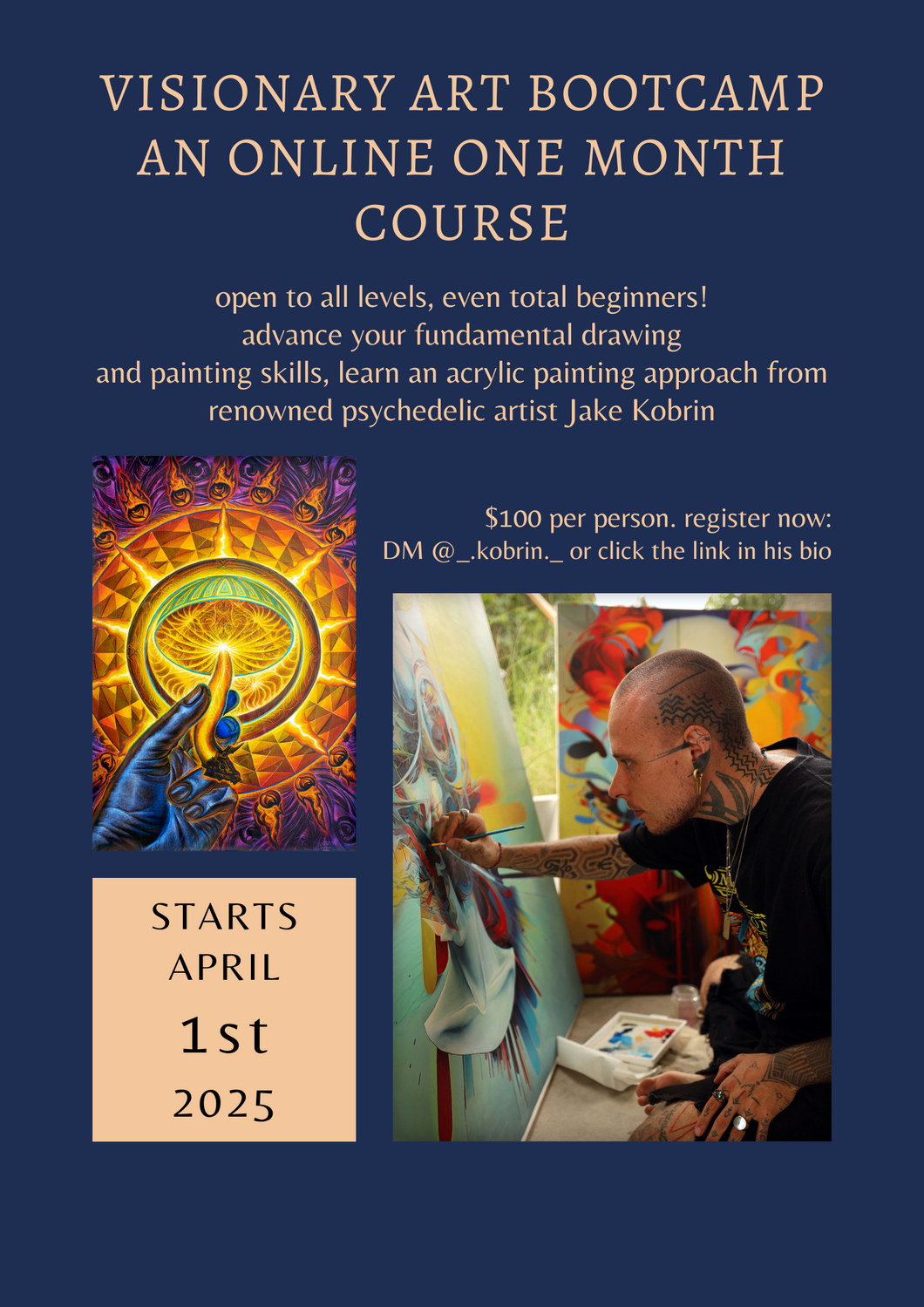 Visionary Art Bootcamp: Online Painting Course