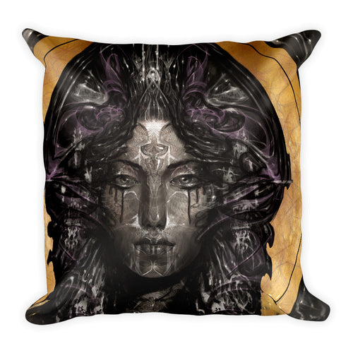 Black Madonna - Square Pillow